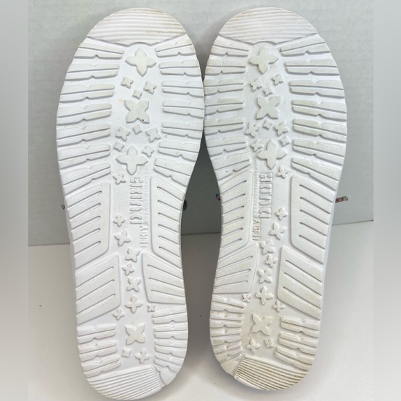 HEY DUDE WOMEN'S WENDY CHAMBRAY BRAID-INDIGO SHOES Sz 10 LIKE New No Box - Picture 14 of 16